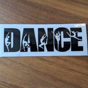 *Free with any purchase* dance sticker